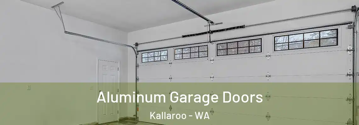 Aluminum Garage Doors Kallaroo - WA
