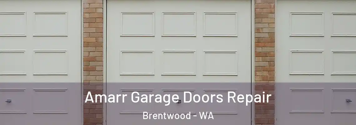 Amarr Garage Doors Repair Brentwood - WA