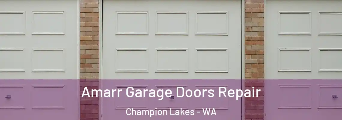 Amarr Garage Doors Repair Champion Lakes - WA