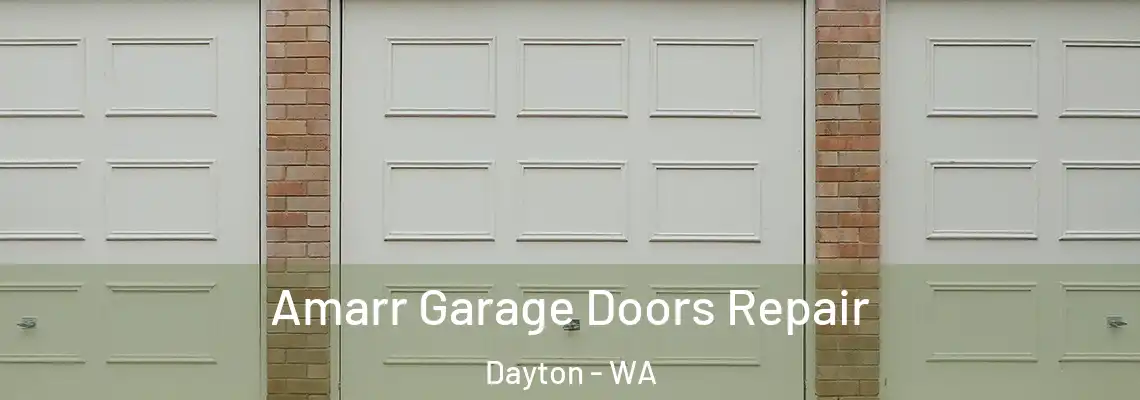 Amarr Garage Doors Repair Dayton - WA