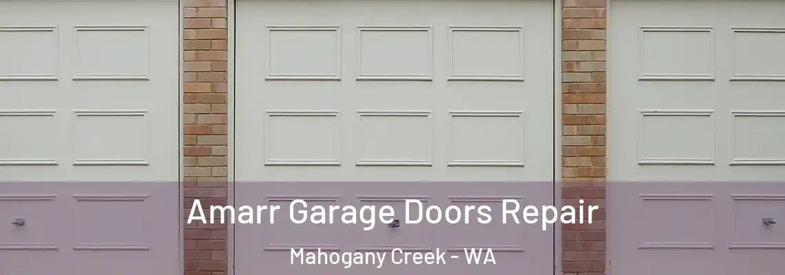 Amarr Garage Doors Repair Mahogany Creek - WA