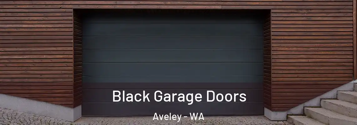  Black Garage Doors Aveley - WA