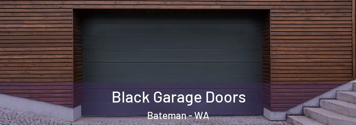 Black Garage Doors Bateman - WA
