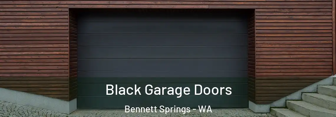 Black Garage Doors Bennett Springs - WA