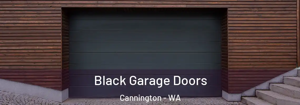 Black Garage Doors Cannington - WA