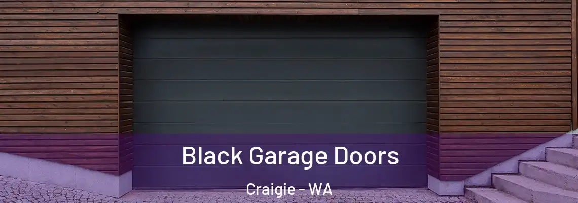 Black Garage Doors Craigie - WA