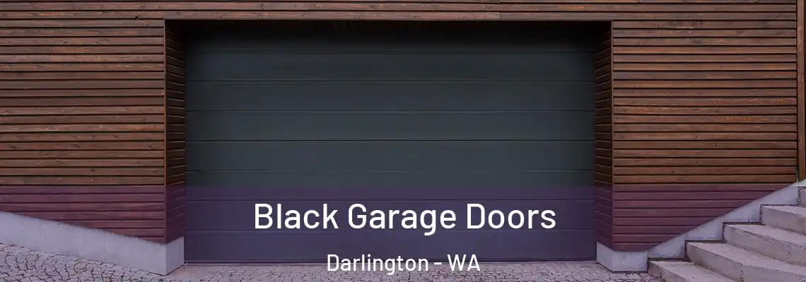 Black Garage Doors Darlington - WA