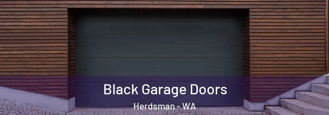 Black Garage Doors Herdsman - WA