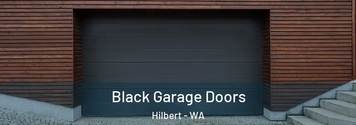 Black Garage Doors Hilbert - WA
