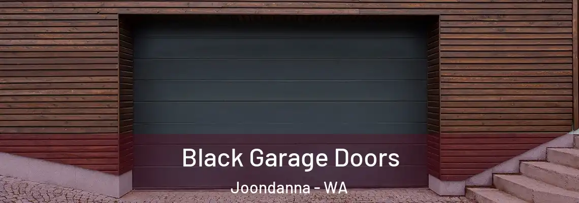 Black Garage Doors Joondanna - WA