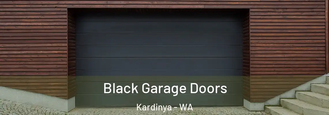 Black Garage Doors Kardinya - WA