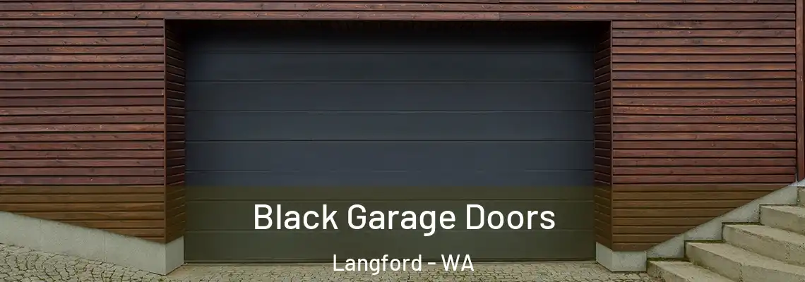 Black Garage Doors Langford - WA