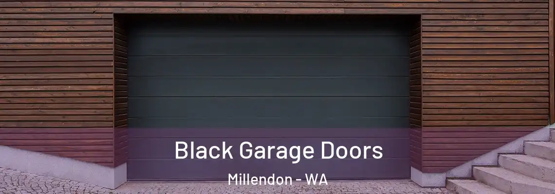 Black Garage Doors Millendon - WA