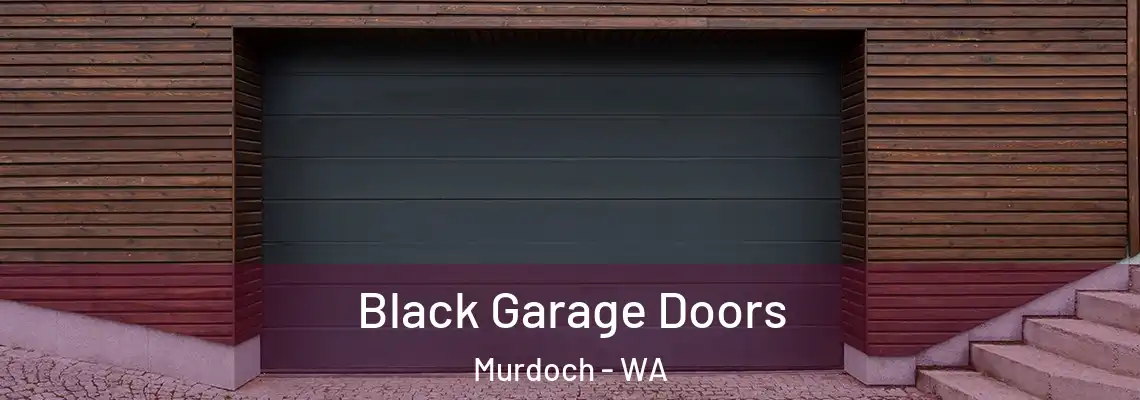  Black Garage Doors Murdoch - WA