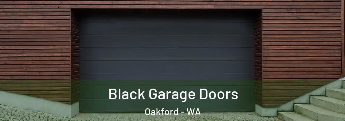 Black Garage Doors Oakford - WA