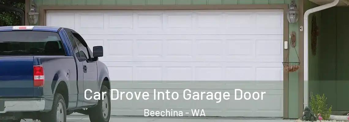 Car Drove Into Garage Door Beechina - WA