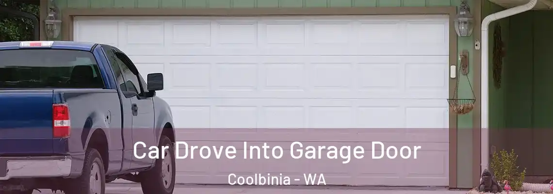 Car Drove Into Garage Door Coolbinia - WA