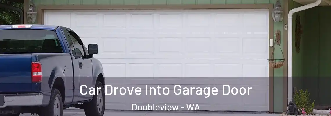 Car Drove Into Garage Door Doubleview - WA