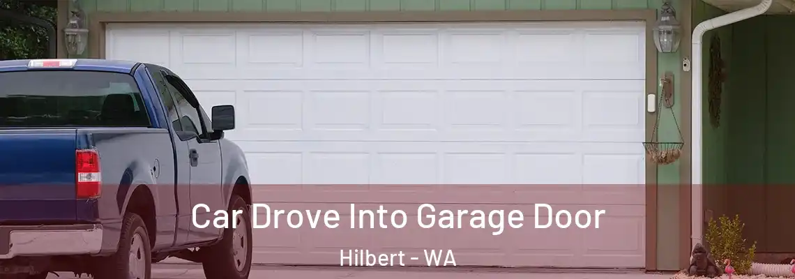 Car Drove Into Garage Door Hilbert - WA