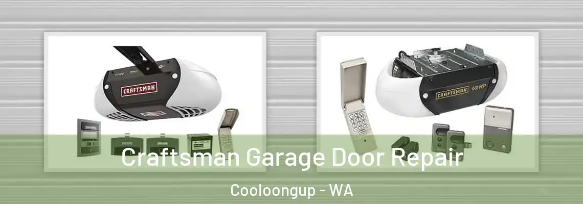 Craftsman Garage Door Repair Cooloongup - WA
