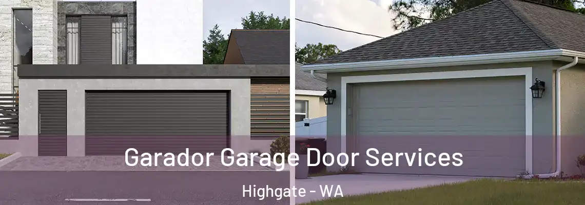 Garador Garage Door Services Highgate - WA