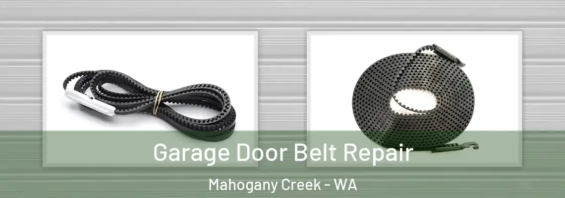 Garage Door Belt Repair Mahogany Creek - WA