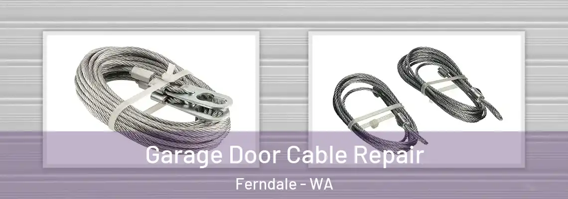 Garage Door Cable Repair Ferndale - WA