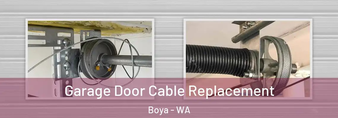 Garage Door Cable Replacement Boya - WA