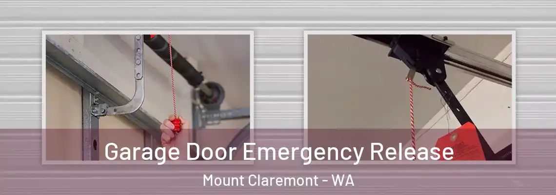  Garage Door Emergency Release Mount Claremont - WA