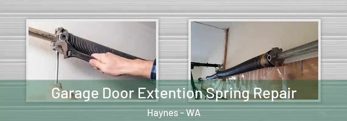  Garage Door Extention Spring Repair Haynes - WA