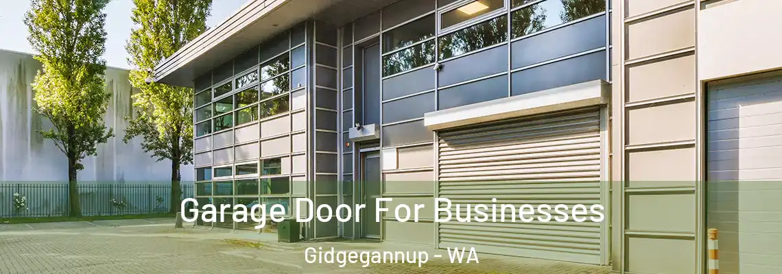 Garage Door For Businesses Gidgegannup - WA