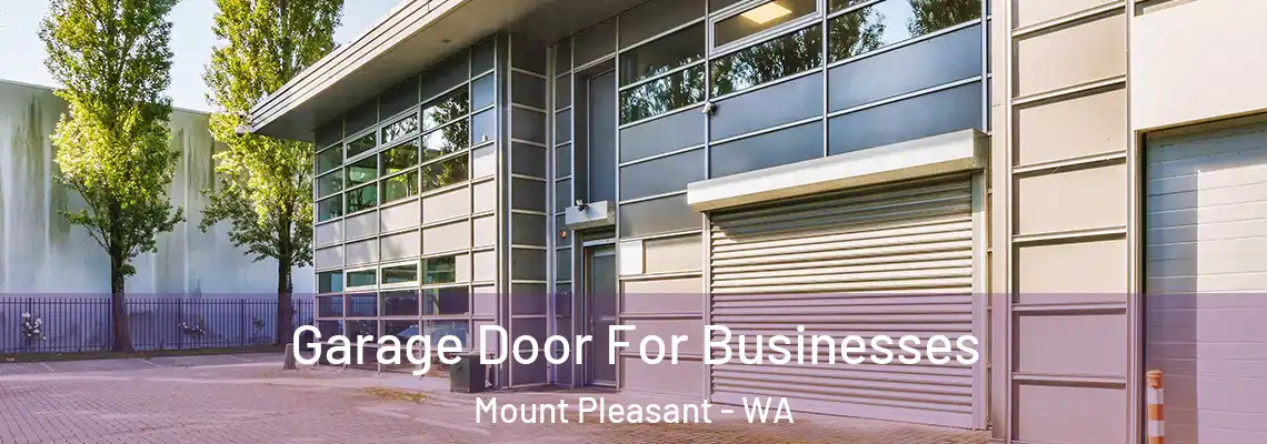 Garage Door For Businesses Mount Pleasant - WA