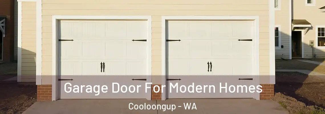 Garage Door For Modern Homes Cooloongup - WA