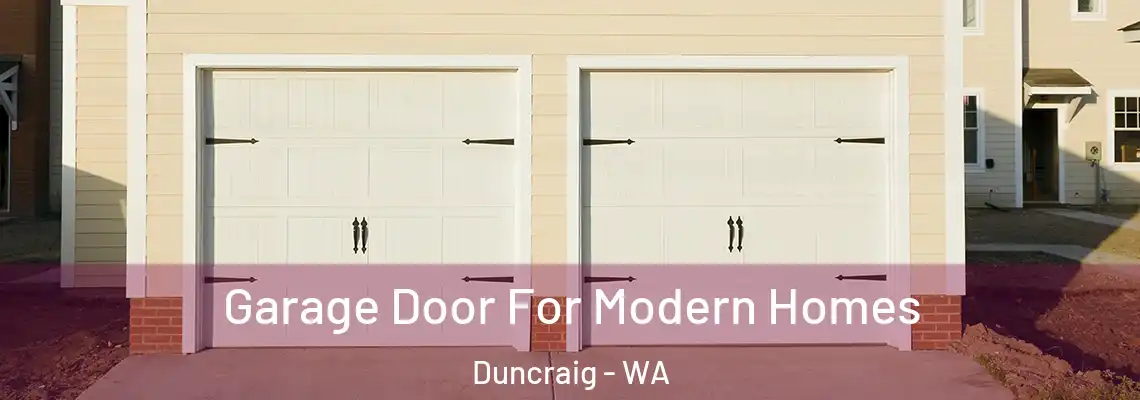 Garage Door For Modern Homes Duncraig - WA