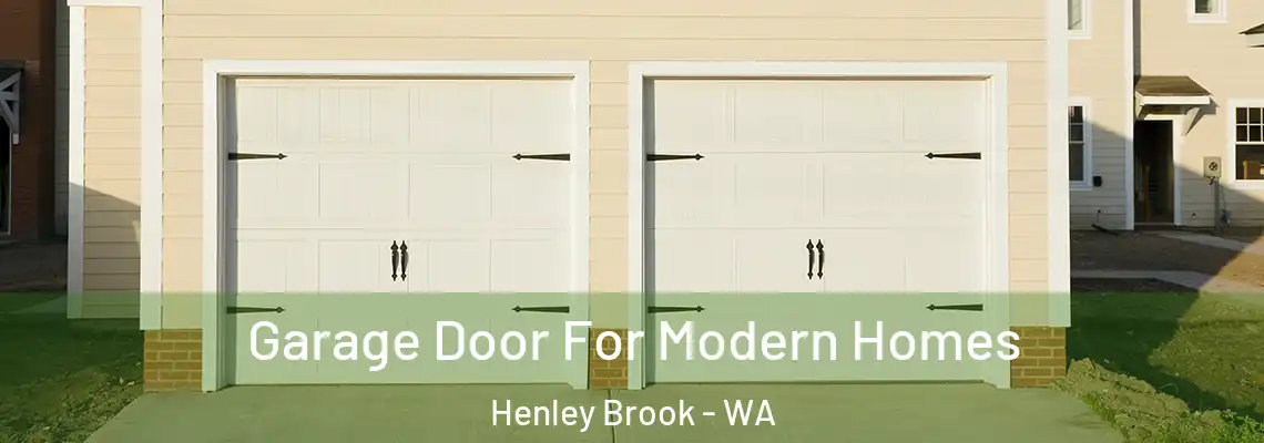 Garage Door For Modern Homes Henley Brook - WA