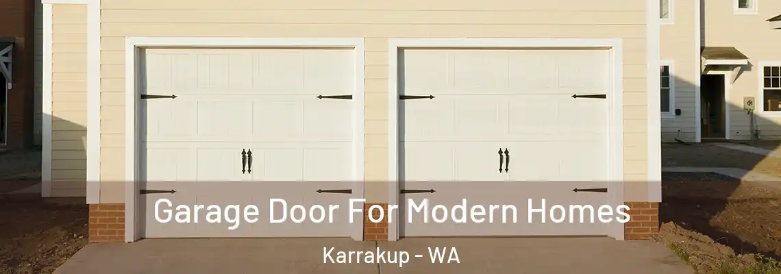 Garage Door For Modern Homes Karrakup - WA