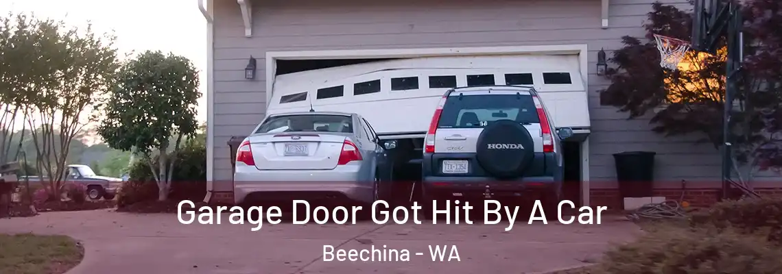 Garage Door Got Hit By A Car Beechina - WA