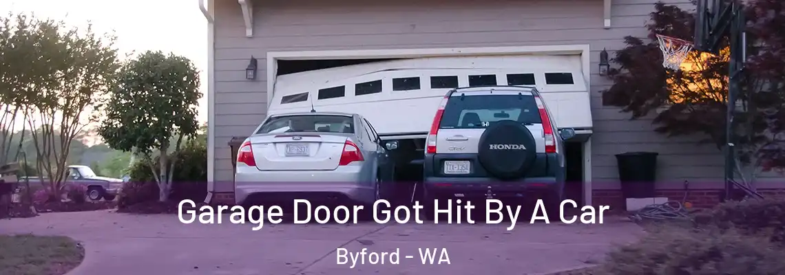 Garage Door Got Hit By A Car Byford - WA