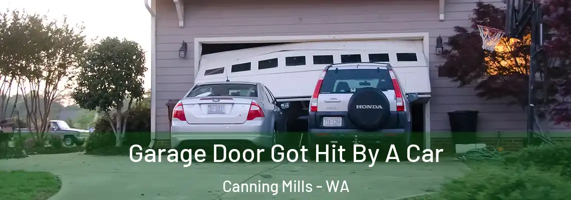 Garage Door Got Hit By A Car Canning Mills - WA