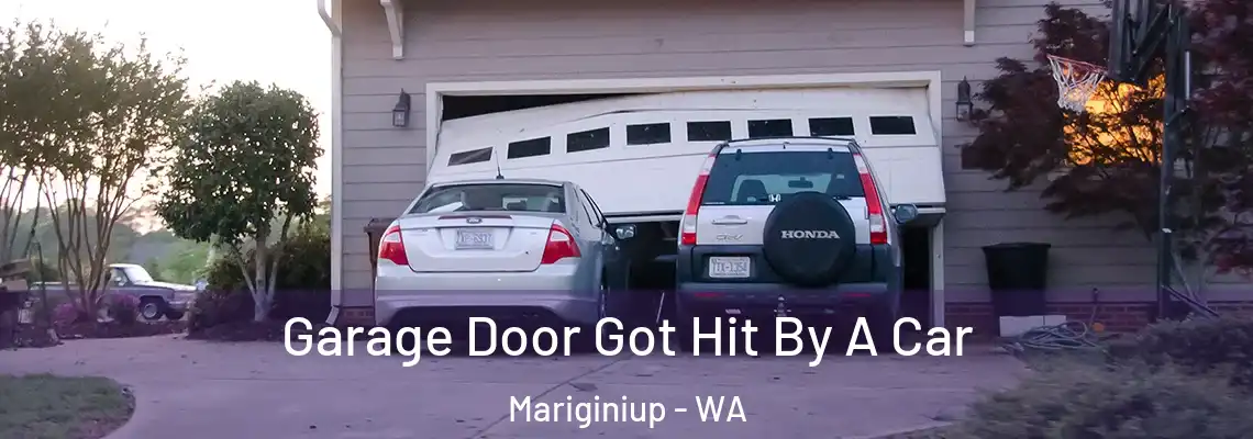 Garage Door Got Hit By A Car Mariginiup - WA