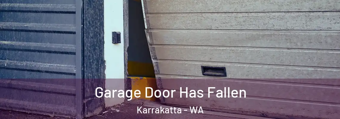  Garage Door Has Fallen Karrakatta - WA