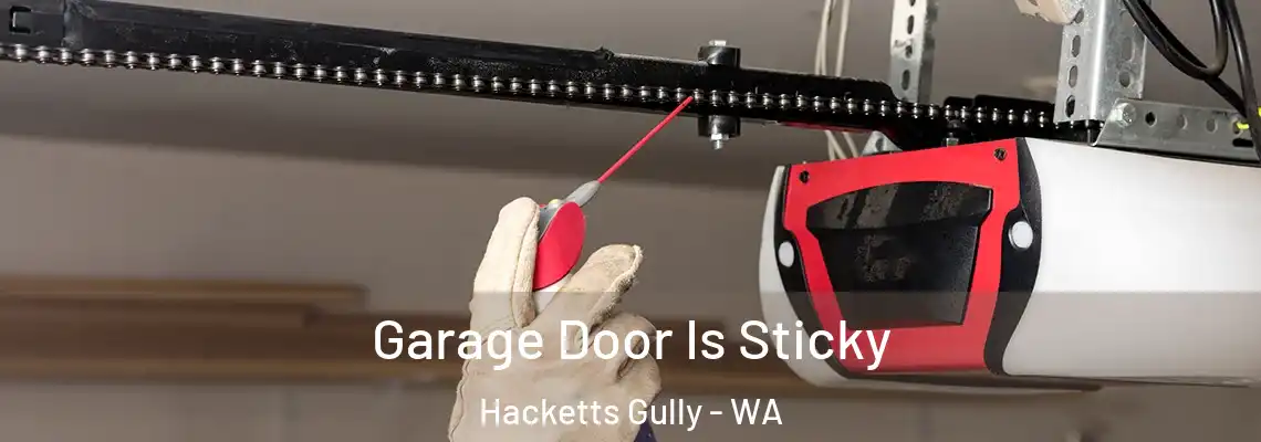 Garage Door Is Sticky Hacketts Gully - WA