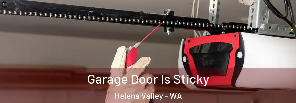 Garage Door Is Sticky Helena Valley - WA