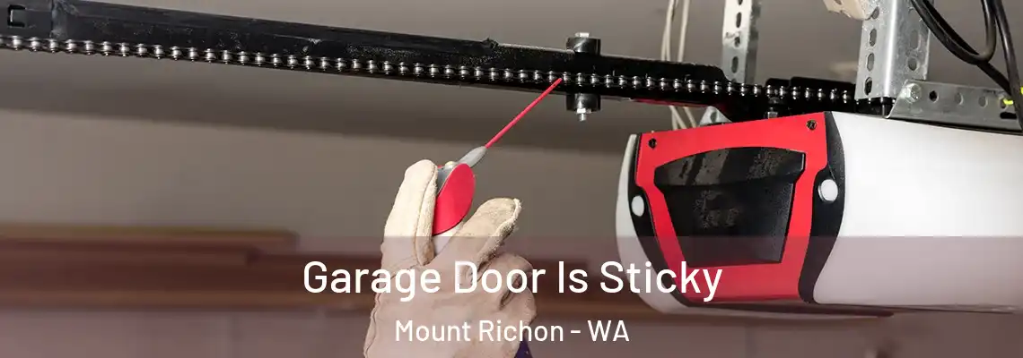 Garage Door Is Sticky Mount Richon - WA