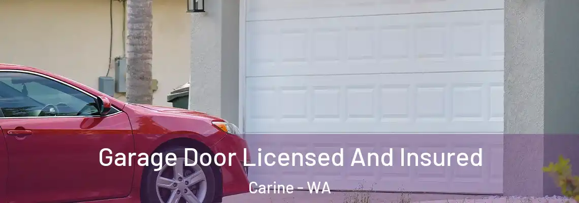 Garage Door Licensed And Insured Carine - WA