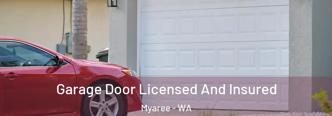 Garage Door Licensed And Insured Myaree - WA