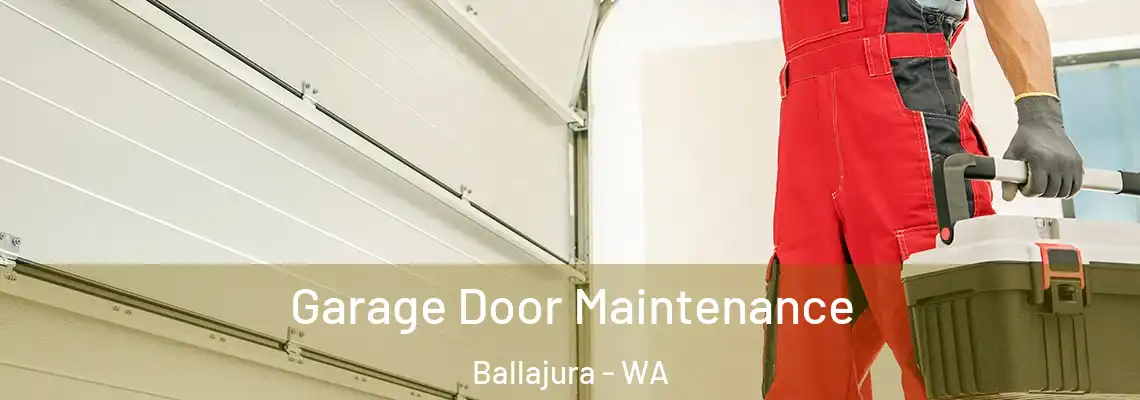  Garage Door Maintenance Ballajura - WA