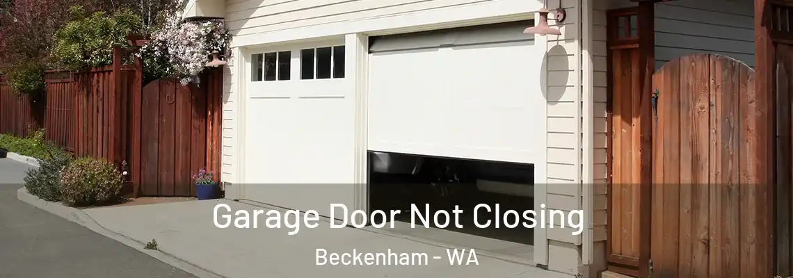 Garage Door Not Closing Beckenham - WA