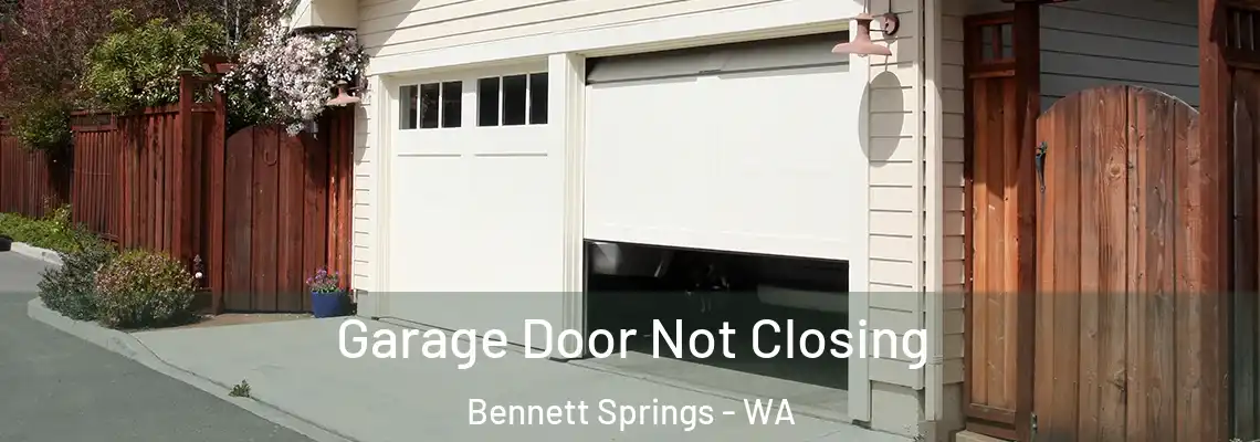 Garage Door Not Closing Bennett Springs - WA