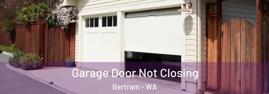 Garage Door Not Closing Bertram - WA